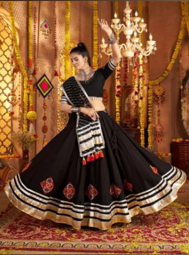 premium Multi Colors Raas Lehenga Choli